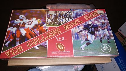 VCR College Bowl Game Sealed!