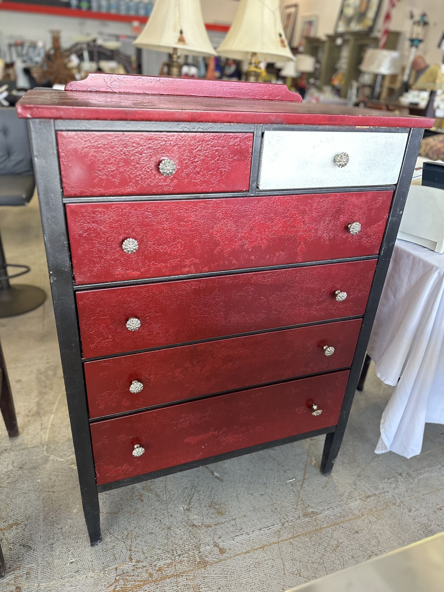 Vintage Metal Dresser