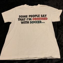 Boys Medium Vintage Soccer Tshirt