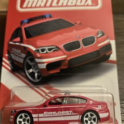 Matchbox Red BMW POLICE 5/6