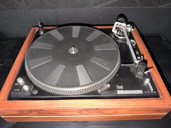 Custom Dual 621 Direct Drive Turntable – Gorgeous Rosewood Plinth & Brass Feet