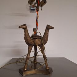 Vintage Camel Lamp 