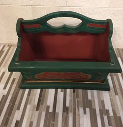 Wooden Christmas card box