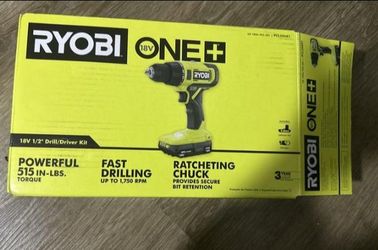 Ryobi ONE+ 18V 1/2" Drill Driver Kit