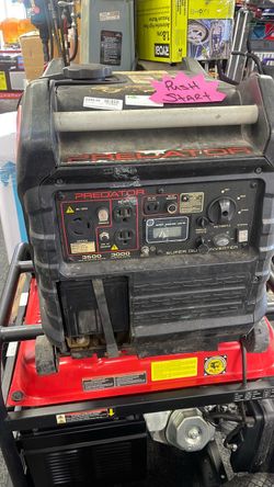 Predator 3500 w push start