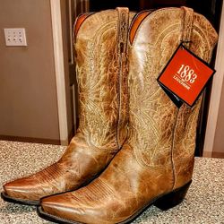   1883 Leather Boots by Lucchese  / 11.5 (2E)