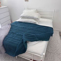 Full Size Bed Frame And Mattress (Brand New) 
