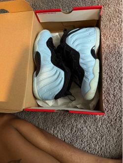 Blue and black foams  nike gradeschool size 6’5