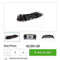 16 thru 24 Super Duty Medium F-650 F-750 OEM Ford Chrome Black Grille Grill NEW