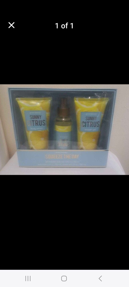 Sunny Citrus Shower Gel Body Lotion Body Mist -Squeeze The Day