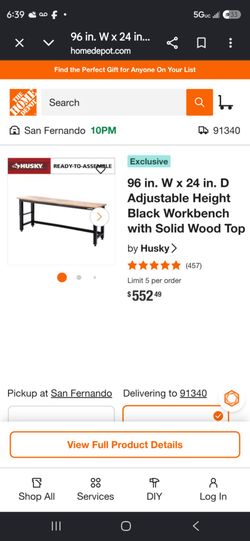 Husky work bench