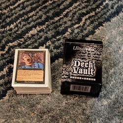 Magic The Gathering Black And White Deck Vintage Wrath