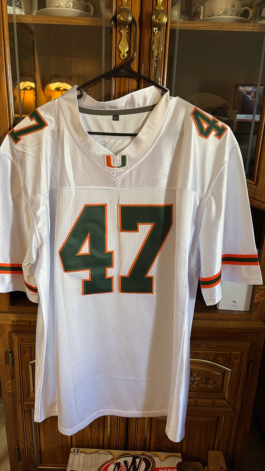 Miami Hurricanes #47 IRVIN Size 2XL 