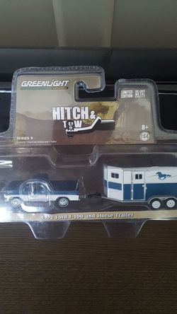 holiday special 1972 Ford F100 and trailer 1:64 scale