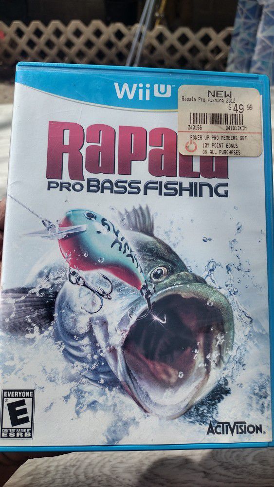 Wii U Game Rapala Pro Bass Fishing 