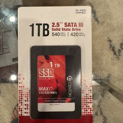 Centon MP 1TB Internal Solid State Drive For Laptops, SATA III 2.5"SSD 