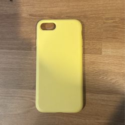 iPhone 8 Silicone Case Yellow