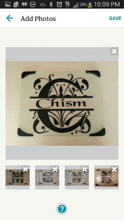 Personalized glass cutting board