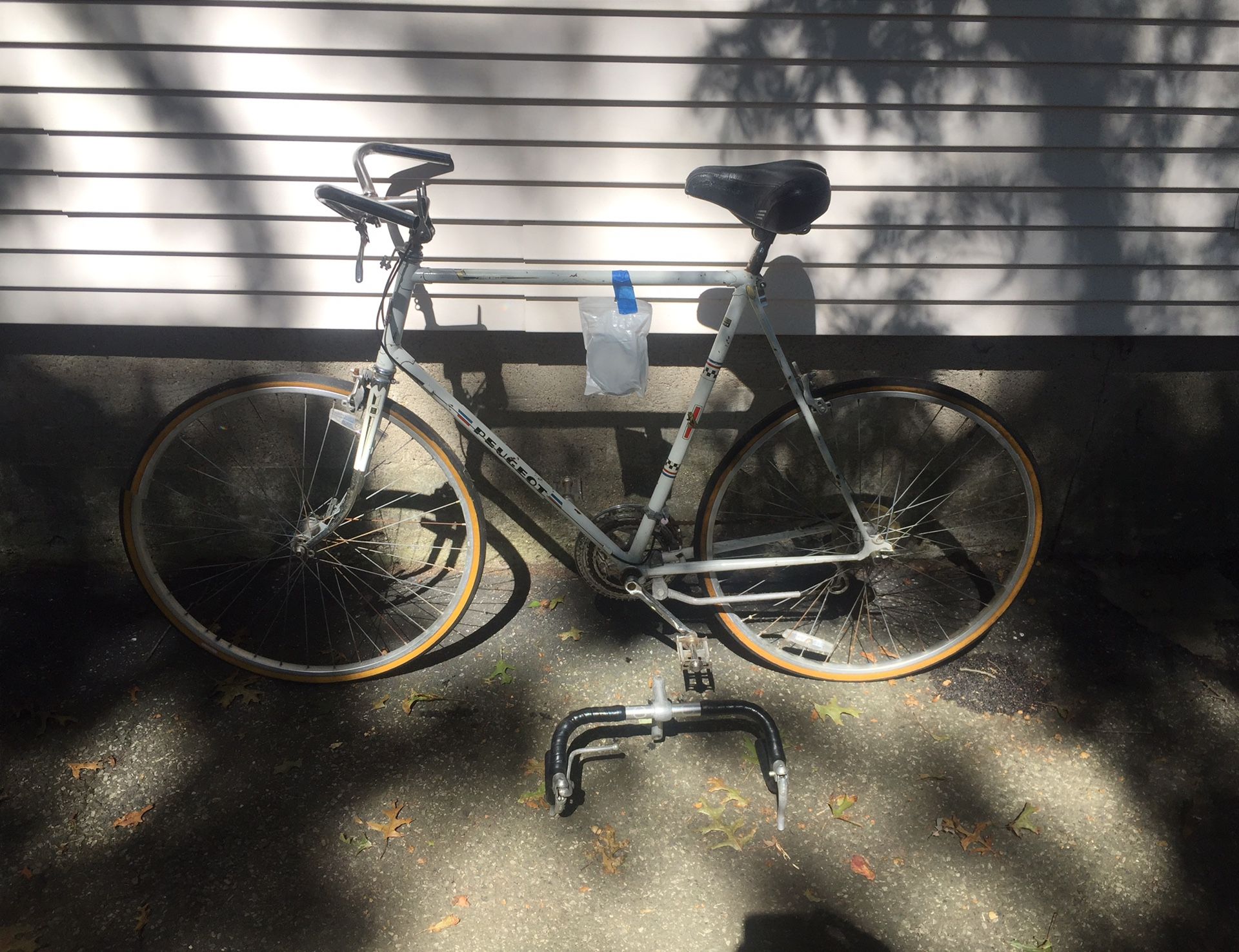 Vintage Peugeot 12 speed tall frame