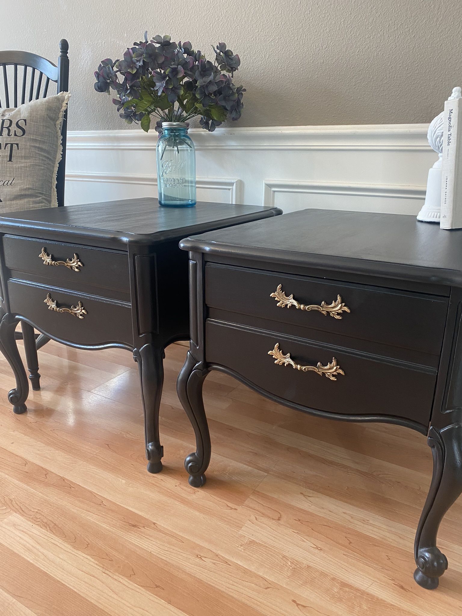 large french provincial side tables 
