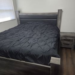 Ashley King Size Bed And Dresser 