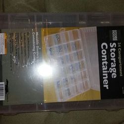 24 Compartment Storage Container new in package