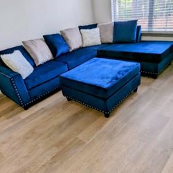 Sofa Sectional & Ottoman - Atlanta Same Day Delivery 