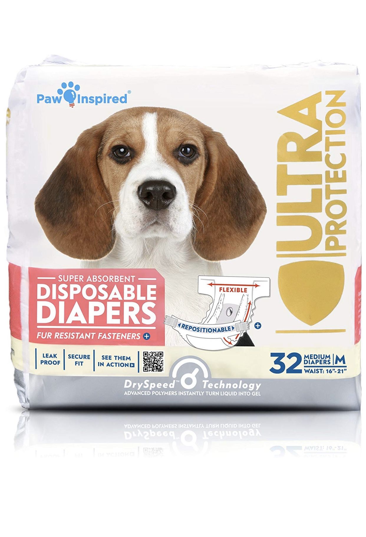 Medium dog diapers unused
