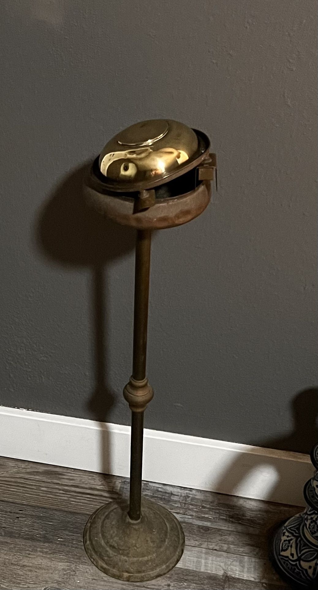 Antique Standing Ashtray