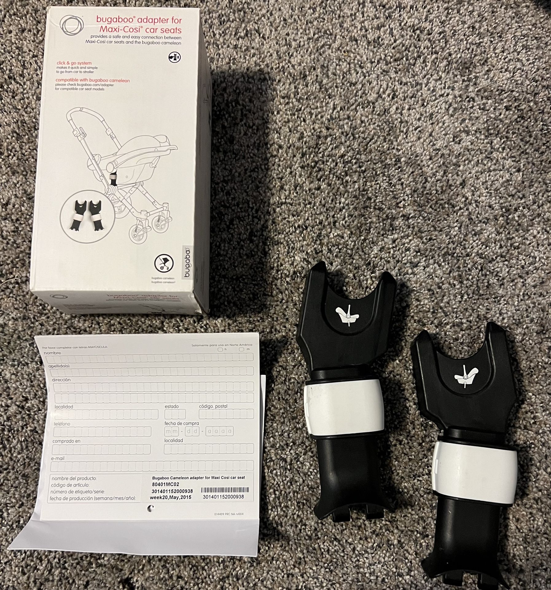 Bugaboo Adapter For Maxi Cosi Car Seats