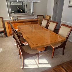 Dining Room Table, Chairs, Buffet. Solid Wood EXCELLENT CONDITION Rossi Furniture $1,300/OBO
