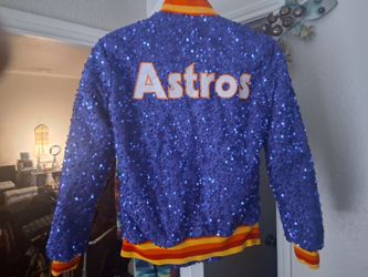 Throwback  Astros sequence jacket.