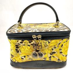 Auth Gianni Versace 1990 Vanity Bag 