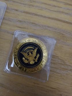Gold Plated Donald Trump Coin
