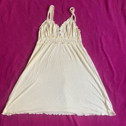 Mid Length Yellow Dress