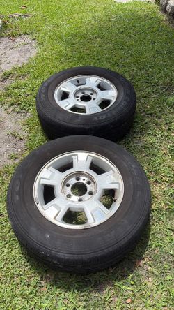Only two left Tires & Rims Ford F150