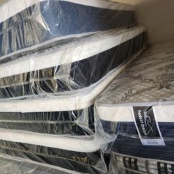 Twin Pillow Top Set Same Day Deliver With Box Spring 