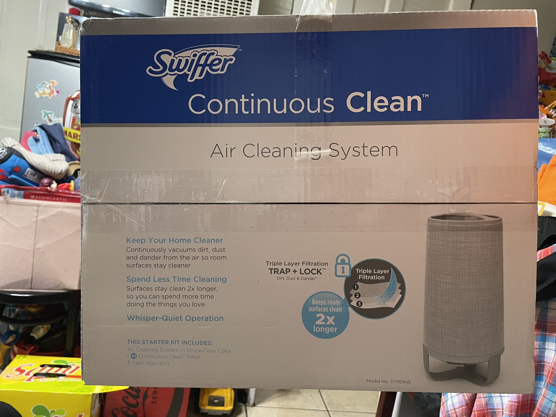 swiffer continuous clean air cleaning system