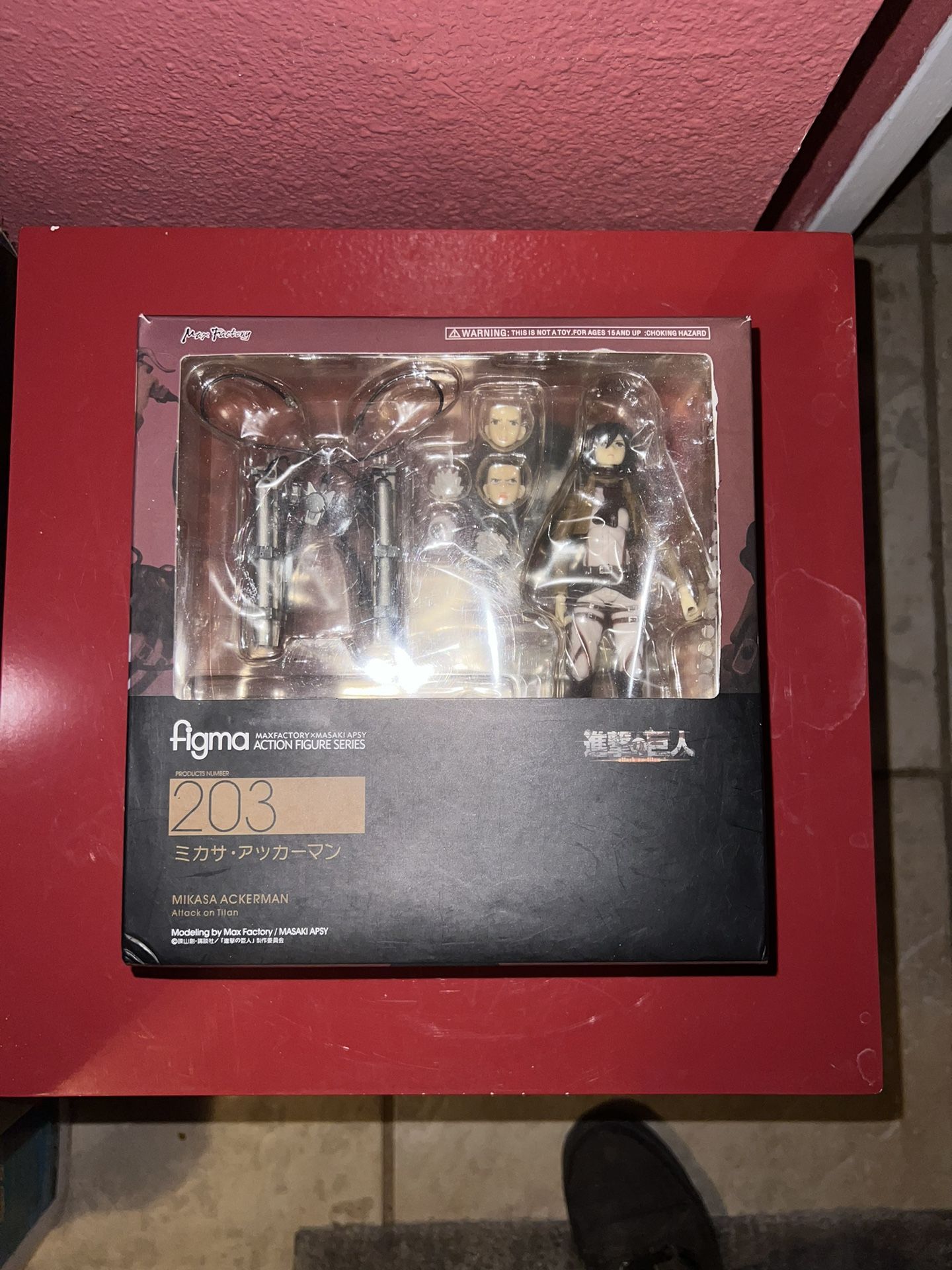 Attack on Titan Mikasa Ackerman Action Figure Figma Collection Model