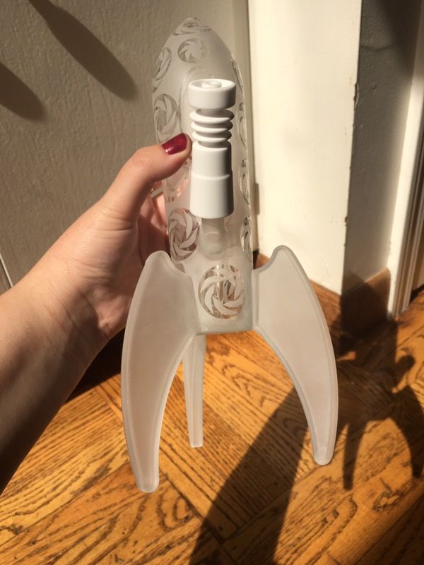 Dab rig, piece, glass, water pipe, smoke, nail, spaceship