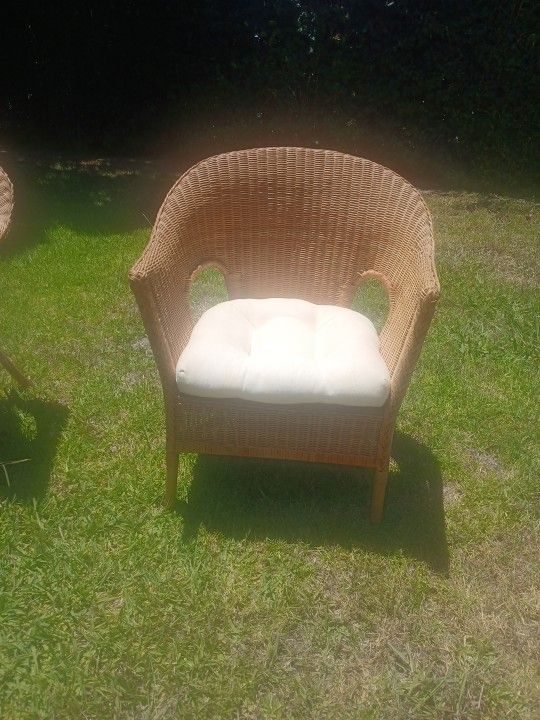 Two Wicker Chairs- Same Style