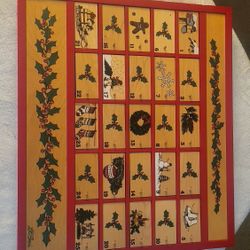 L. L. Bean  Vintage 1980 Christmas Advant Calendar 