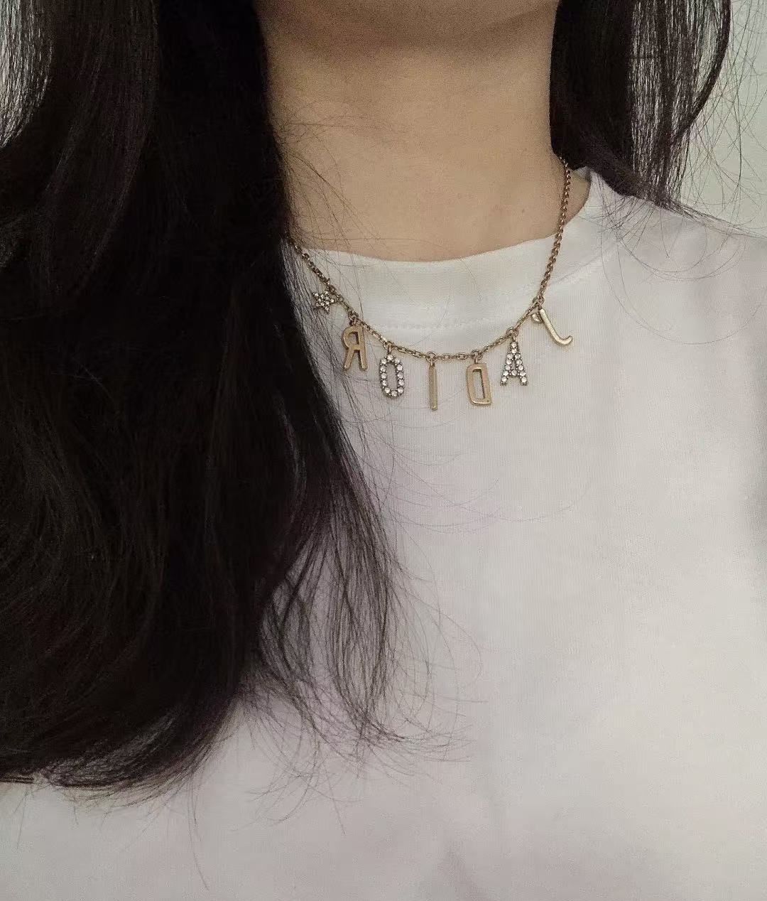 CD Di. Or. Ja. Di. O R Necklace