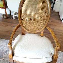 2 Cane Back Side Chairs
