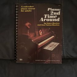 Piano: 2nd Time Around By James Bastien Lesson Music Manual Book 