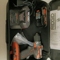 Ridgid 18 Volt Subcompact Drill Kit