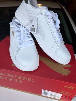 Puma Men's Ace Court Shoe White Size 8.5