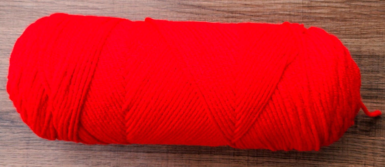 Red Yarn Missing Label New
