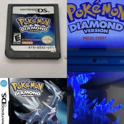 Pokémon Diamond Version Nintendo DS Authentic 2007 Cartridge Only Tested