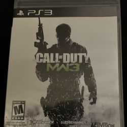 pS3  call  duty mw3  game 